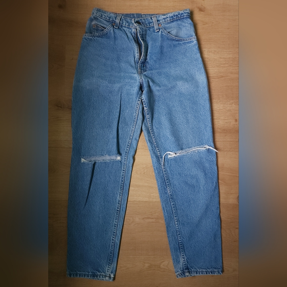 Aligrace Vintage Levi Mid-Rise Taper Jeans